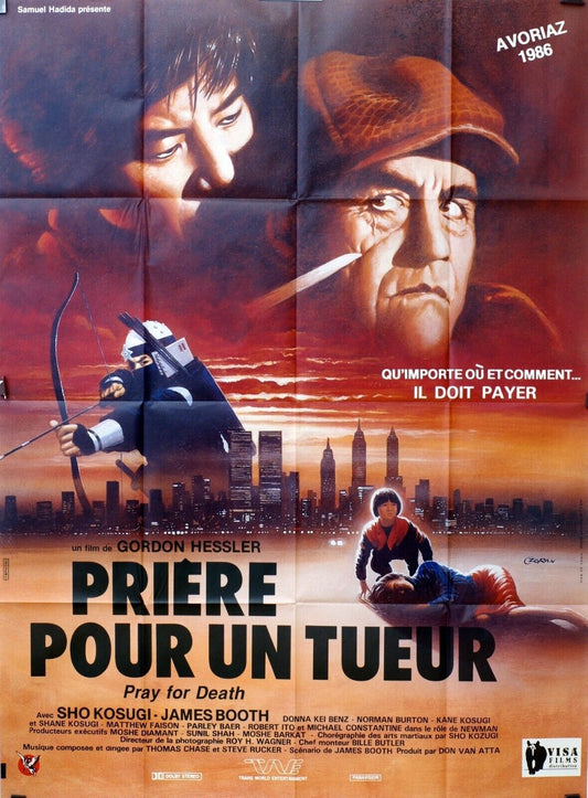 PRIÈRE POUR UN TUEUR MOVIE POSTER ORIGINAL120x160 SHO KOSUGI