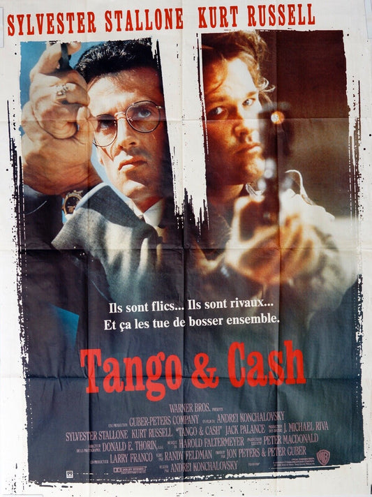 TANGO & CASH MOVIE POSTER ORIGINAL 120x160 SYLVESTER STALLONE