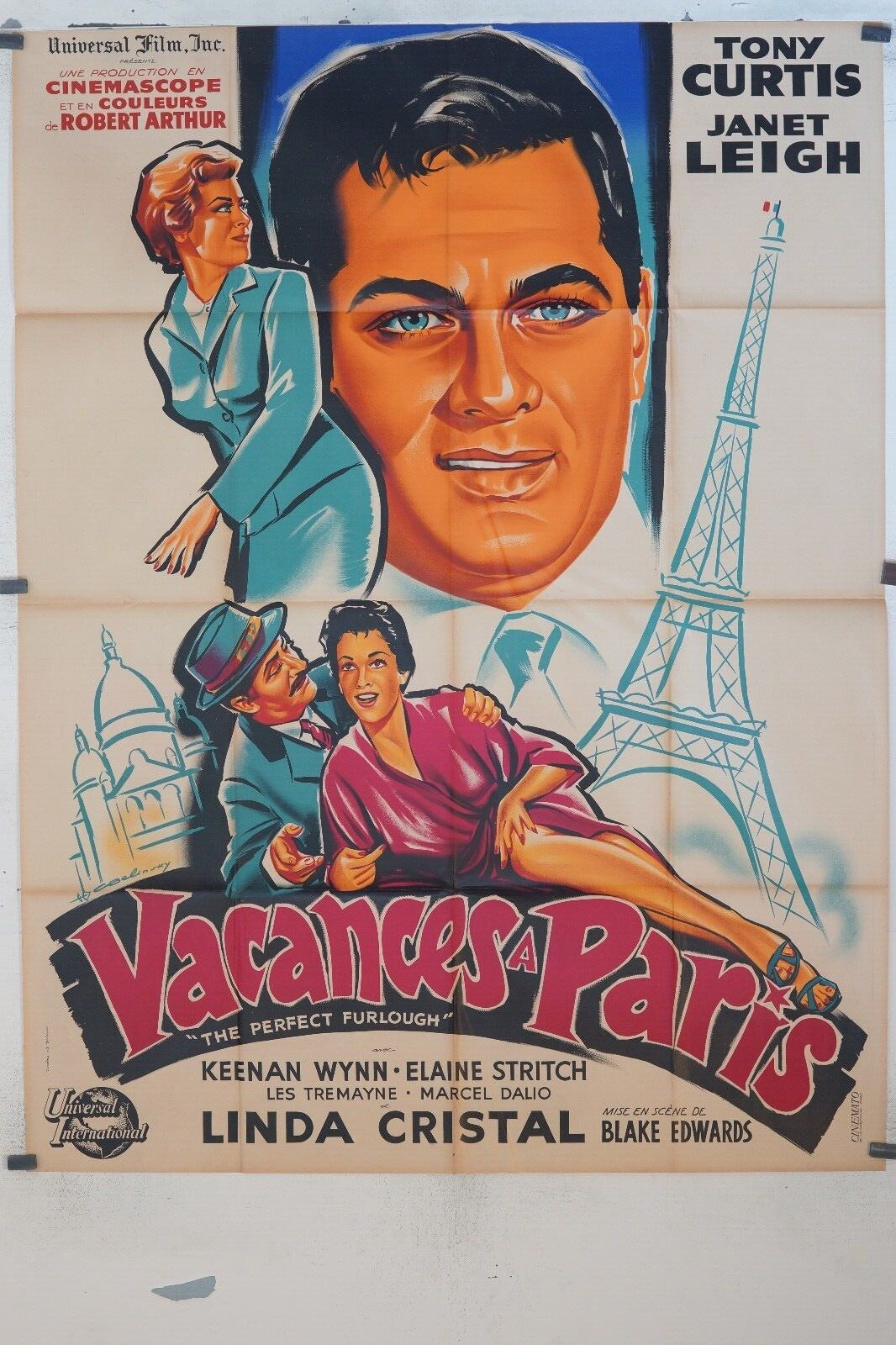  VACANCES A PARIS ORIGINAL 120x160 The Perfect Furlough 