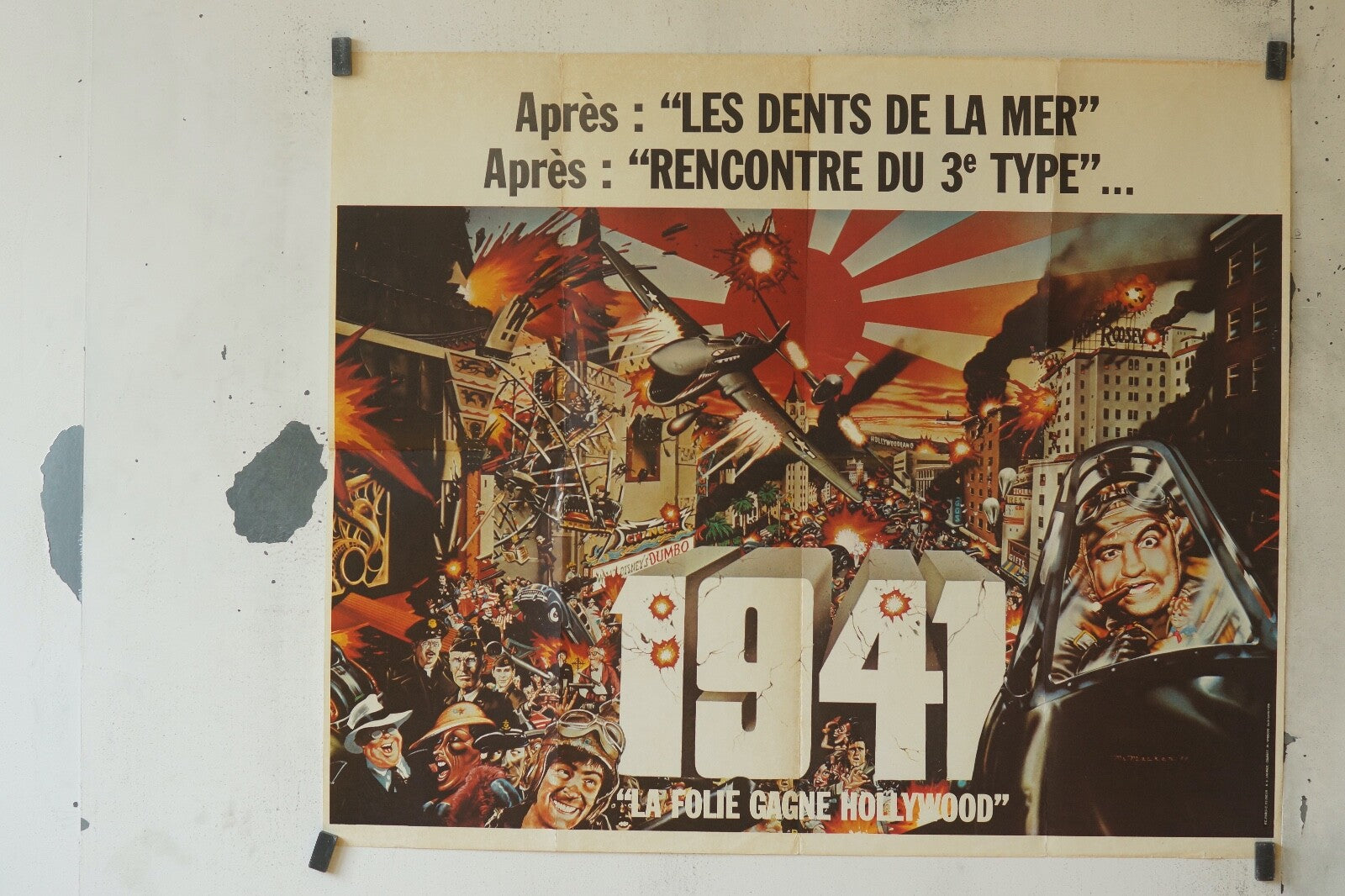 1941 (100X83) ORIGINAL 83x100 “LA FOLIE GAGNE HOLLYWOOD »
