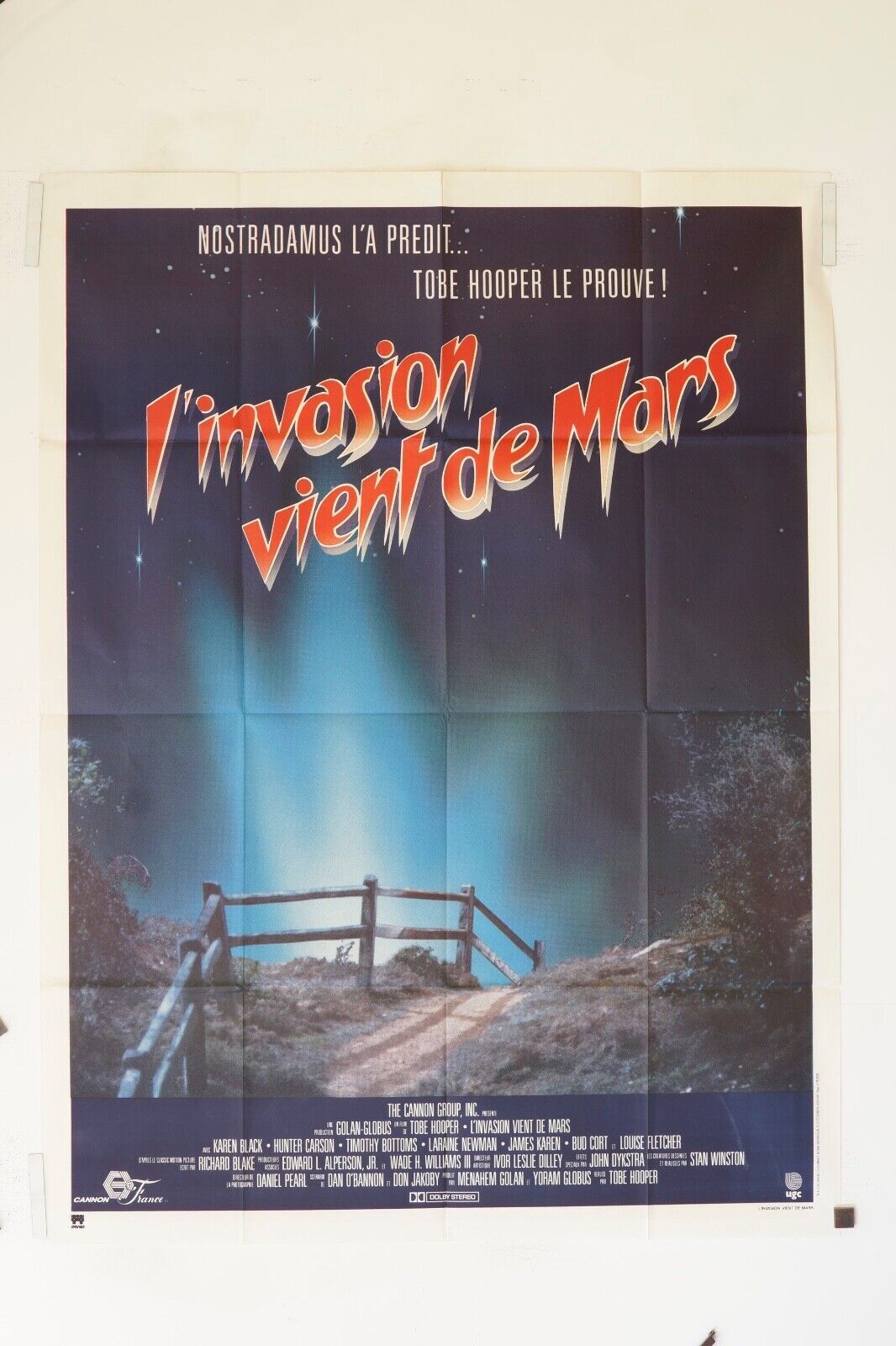 L’INVASION VIENT DE MARS ORIGINAL MOVIE POSTER 120x160 BEN GAZZARA
