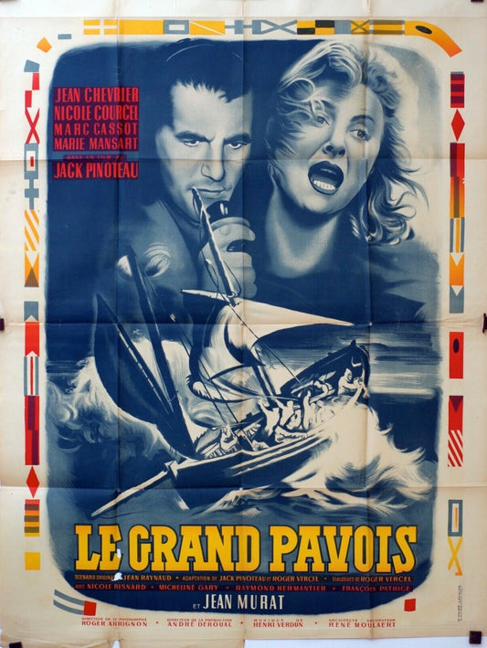 LE GRAND PAVOIS MOVIE POSTER ORIGINAL 120x160 JEAN CHAVRIER