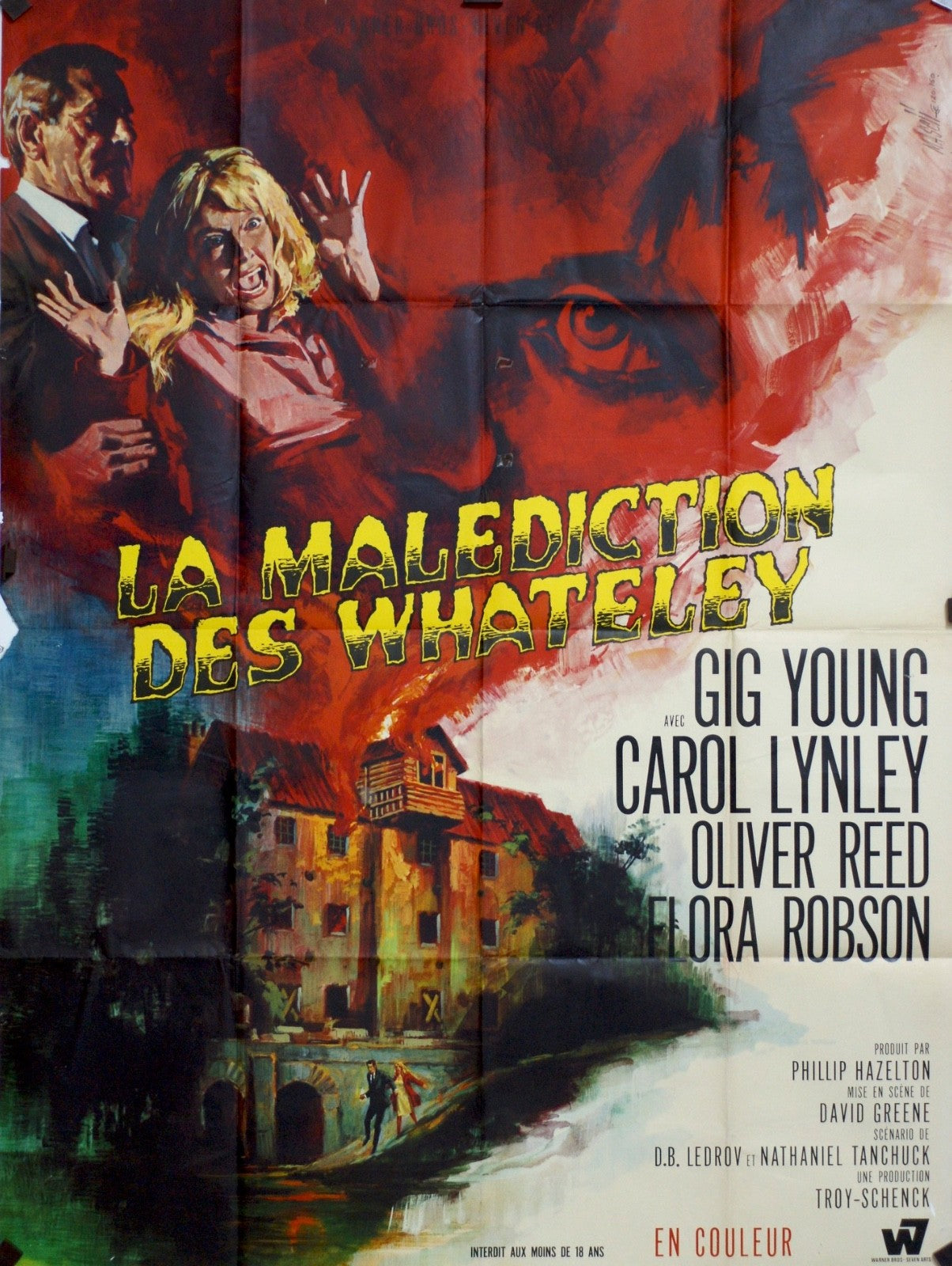 LA MALEDICTION DES WHATELEY GIG YOUNG movie poster ORIGINAL 120x160
