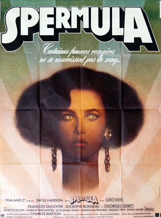 SPERMULA MOVIE POSTER ORIGINAL 120x160 FRANCOIS DUNOYER