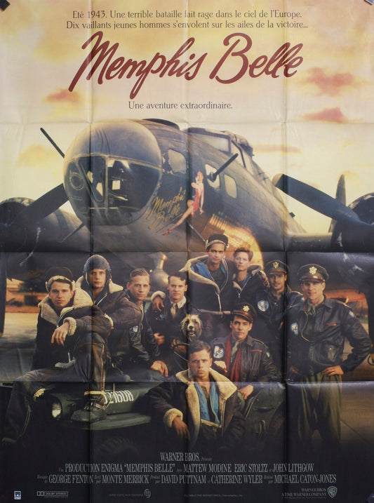 MEMPHIS BELLE  MATTEW MODINE MOVIE POSTER ORIGINAL 120x160