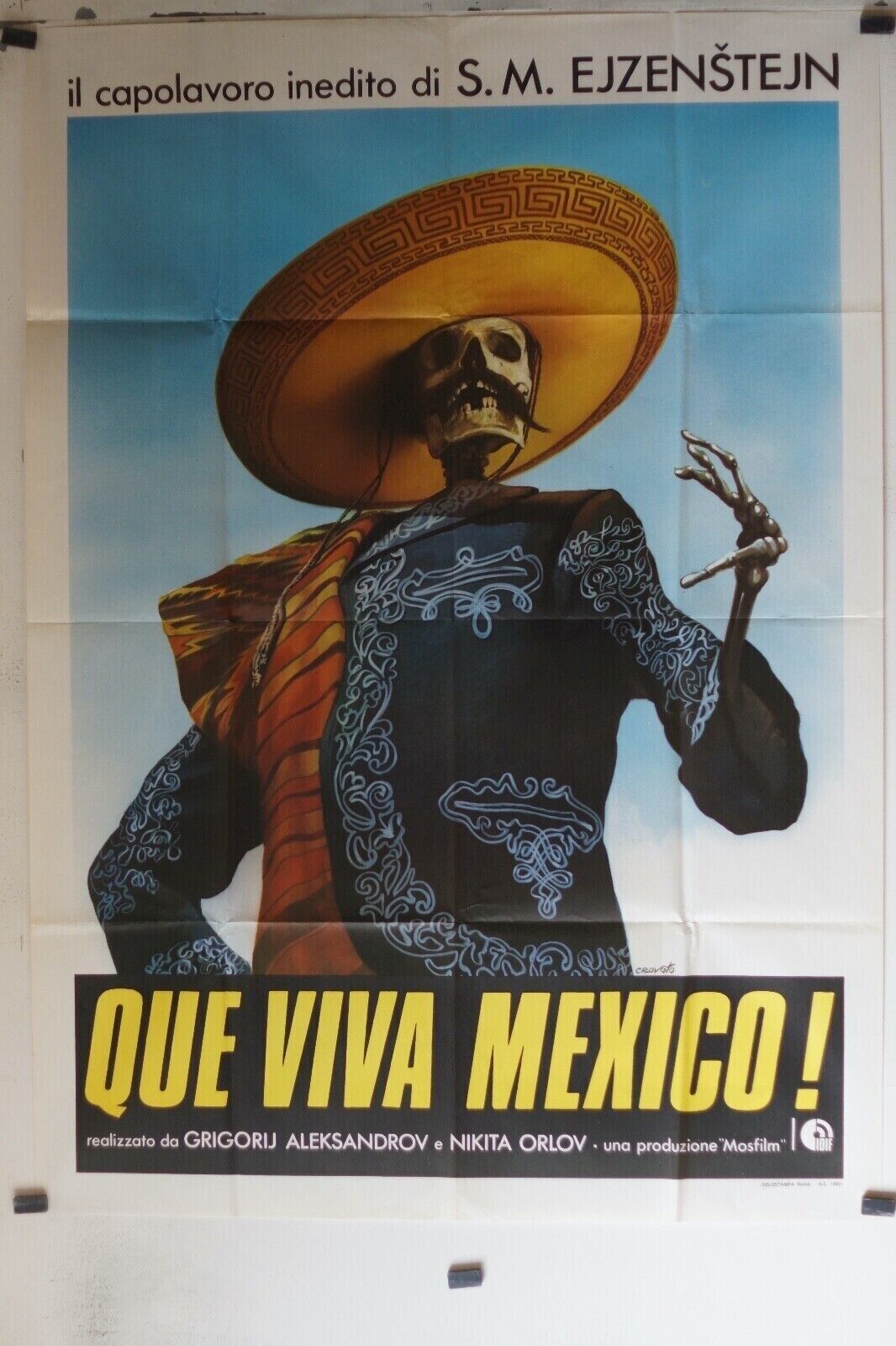 QUE VIVA MEXICO ! MOVIE POSTER ORIGINAL 120x160