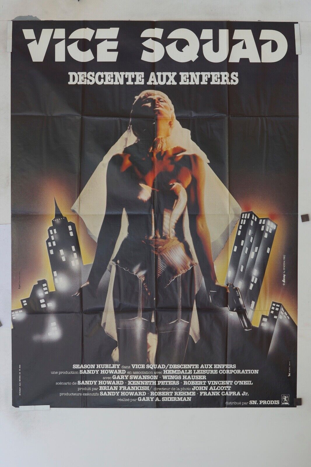 VICE SQUAD MOVIE POSTER ORIGINAL 120x160  GARY SWANSON