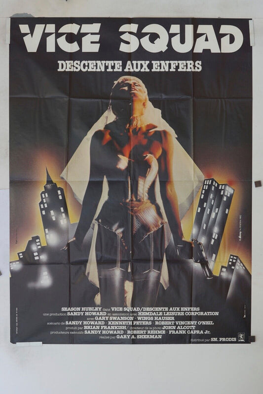 VICE SQUAD MOVIE POSTER ORIGINAL 120x160  GARY SWANSON