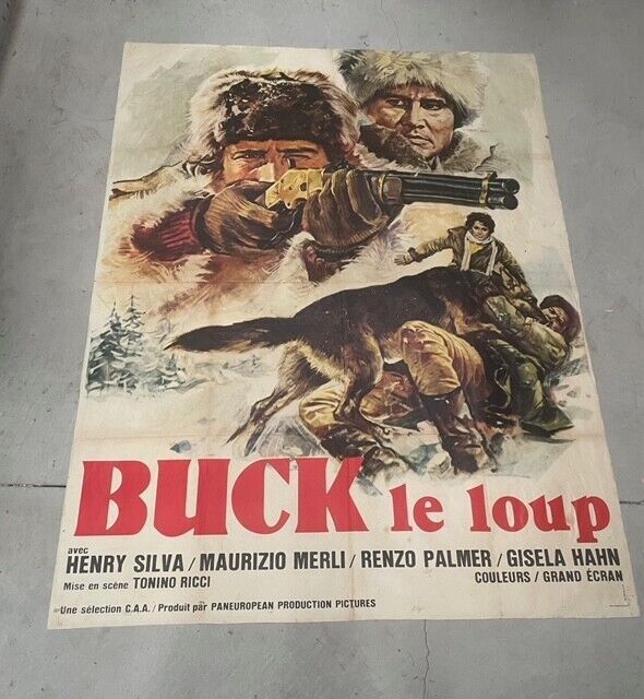 BUCK LE LOUP,   HENRY SILVA, MOVIE POSTER ORIGINAL 120x160