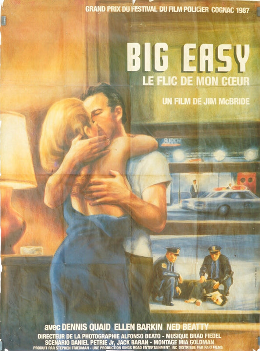 BIG EASY MOVIE POSTER ORIGINAL 120x160 DENNIS QUAID