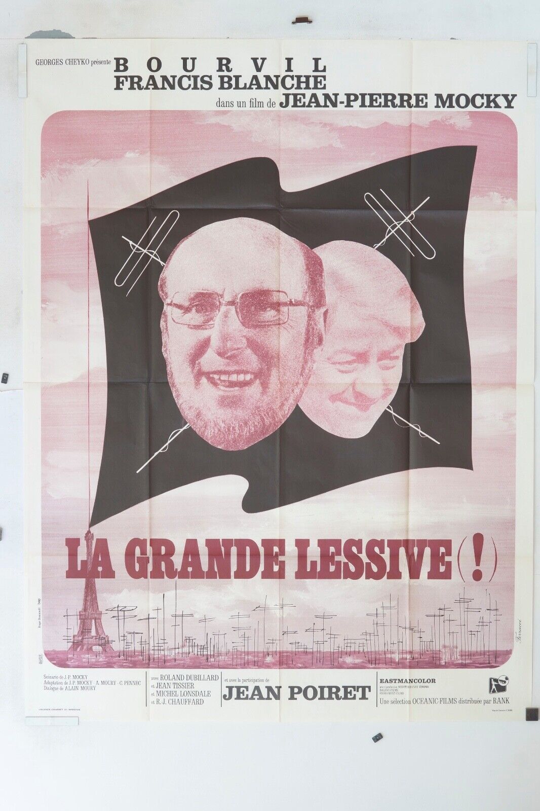 LA GRANDE LESSIVE MOVIE POSTER ORIGINAL 120x160 BOURVIL