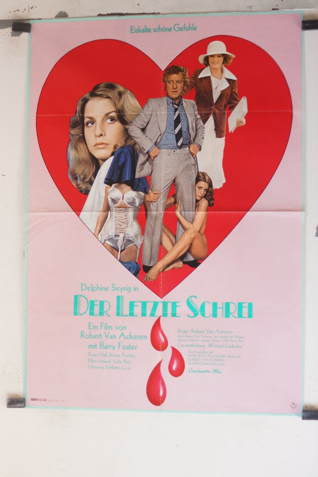 DER LETZTE SCHREI 2 (70X100) ORIGINAL MOVIE POSTER DELPHINE SEYRIG – ROBERT VAN