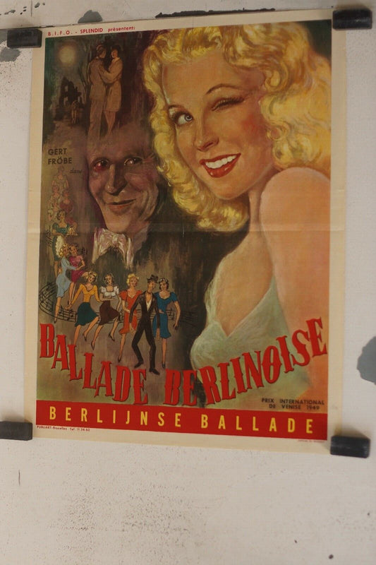 BALLADE BERLINOISE (Belge) ORIGINAL 30x55