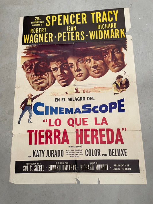 LO QUE LA TIERRA HEREMOVIE ORIGINAL POSTER (70x100), SPENCER TRACY