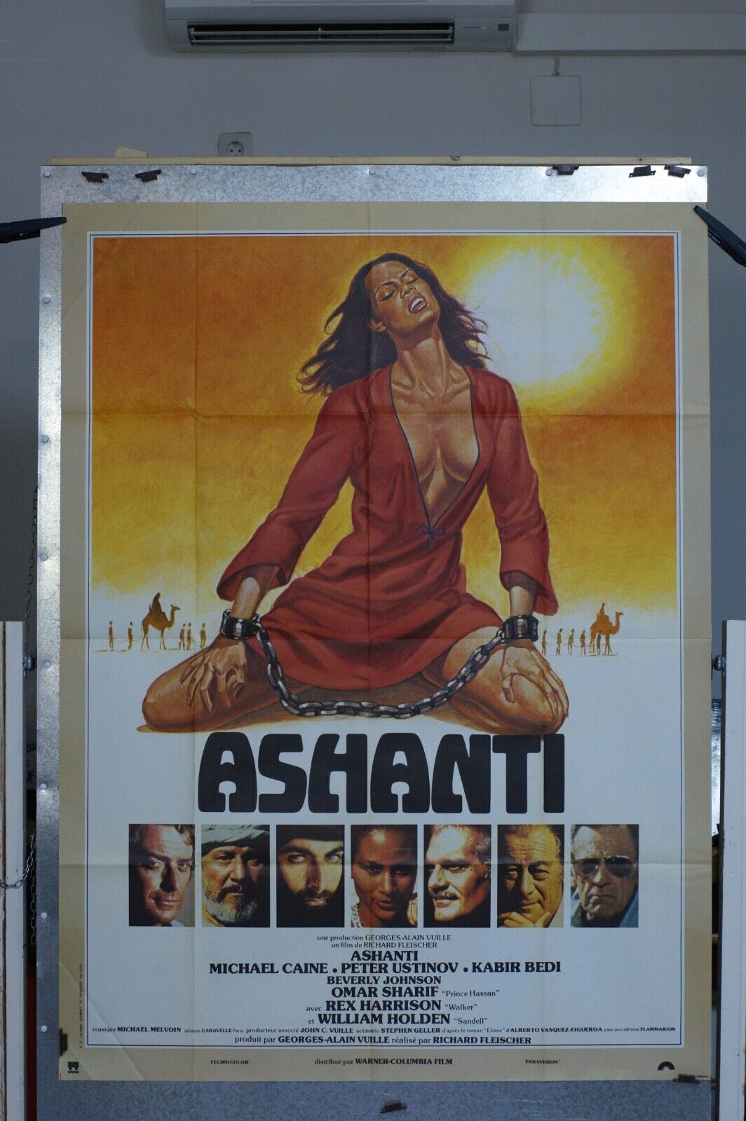 ASHANTI ORIGINAL MOVIE POSTER 120x160  MICHAEL CAINE