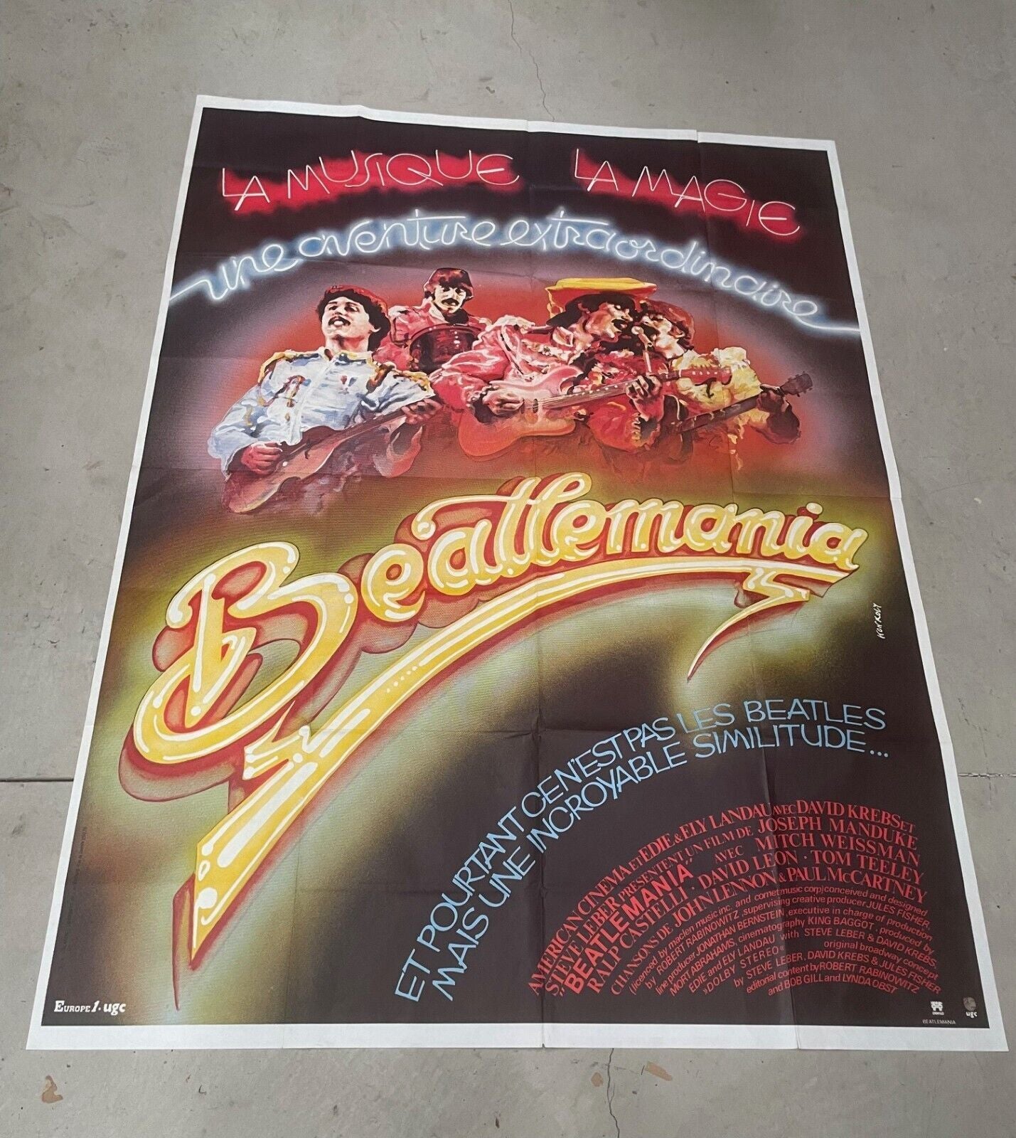BEATLEMANIA, MITCH MANDUKE, MOVIE POSTER ORIGINAL 120x160