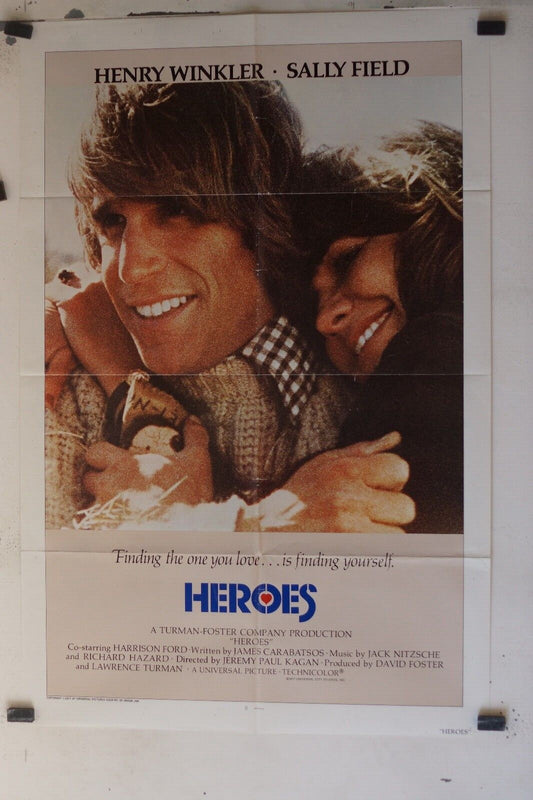 HEROES MOVIE POSTER ORIGINAL (69x103),  Jeremy Kagan, Henry Winkler