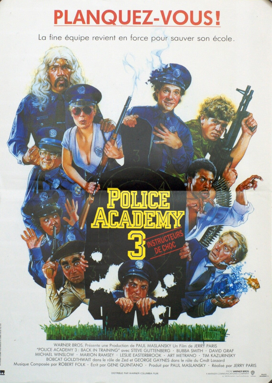POLICE ACADEMY 3 Back in training (French Version) ORIGINAL 