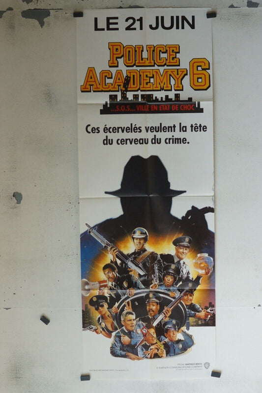 POLICE ACADEMY 6 MOVIE POSTER ORIGINAL 60x160