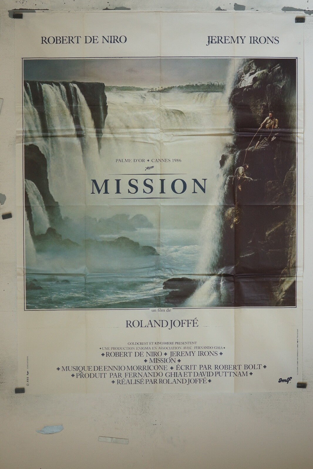 MISSION MOVIE POSTER ORIGINAL 120x160 ROBERT DE NIRO