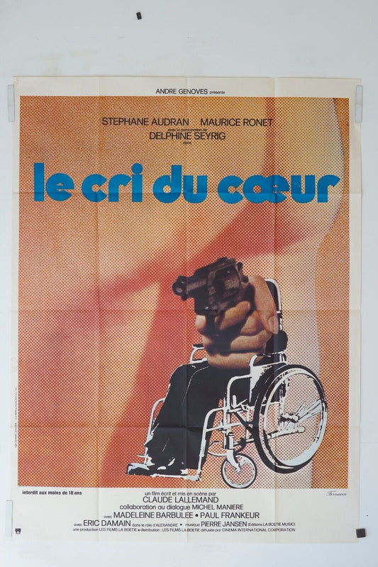 LE CRI DU CŒUR MOVIE POSTER ORIGINAL 120x160 CLAUDE LALLEMAND