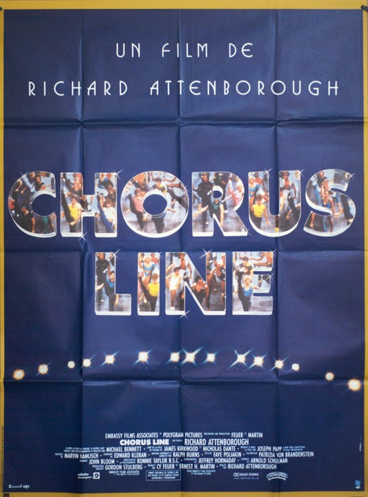 CHORUS LINE MOVIE POSTER ORIGINAL 120x160  RICHARD ATTEBBOROUGH