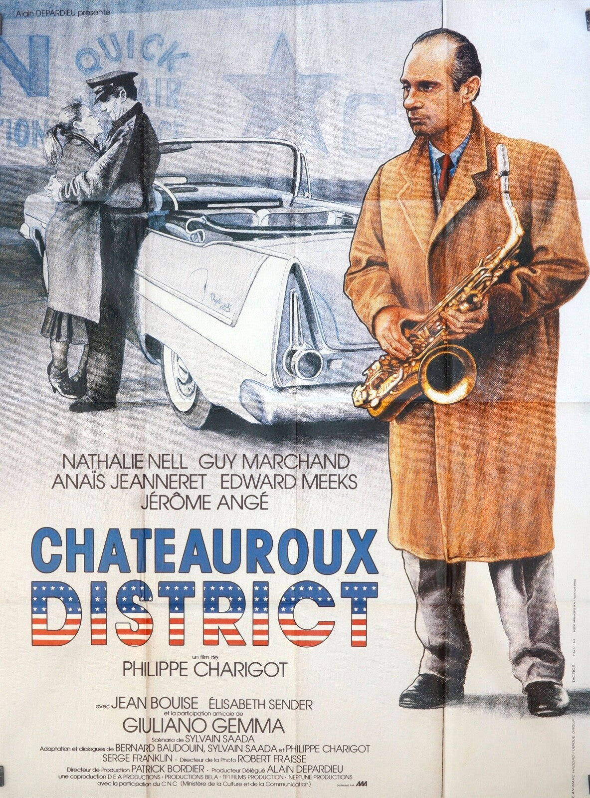 CHAUTEAUROUX DISTRICT NATHALIE NELL MOVIE POSTER ORIGINAL 120x160