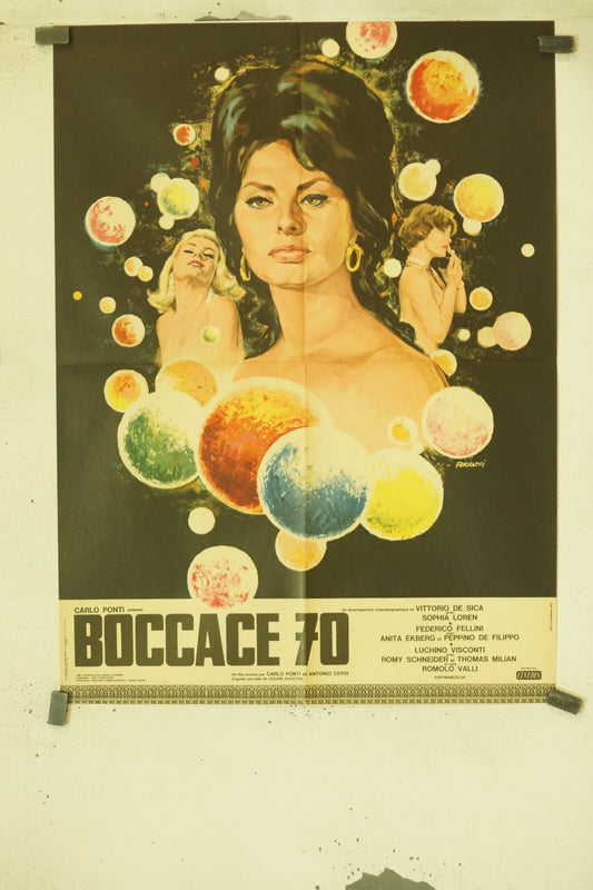 BOCCACE 70 MOVIE POSTER ORIGINAL (60X80) VITTORIO DE SICA – SOPHIA LOREN