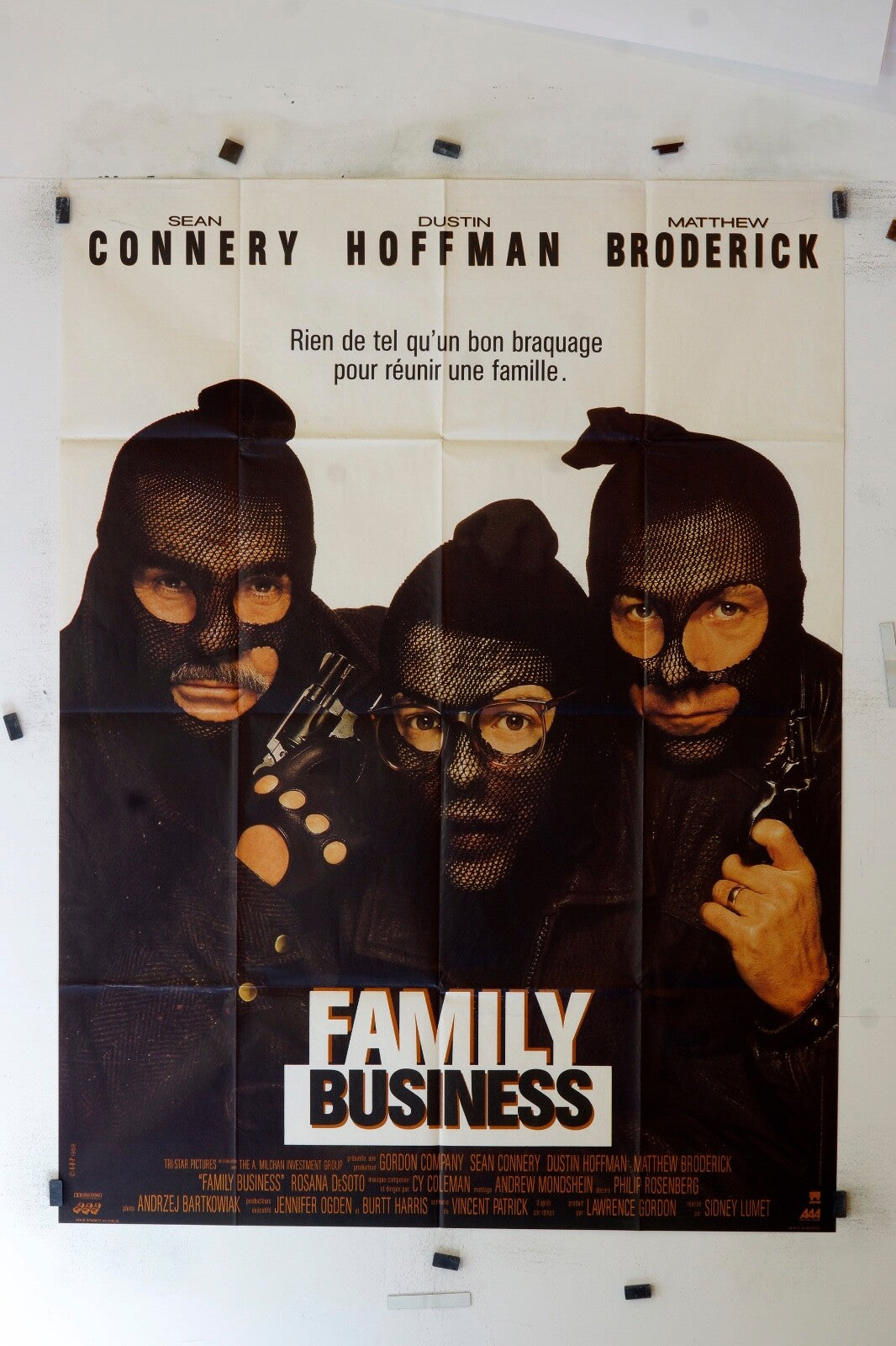 FAMILY BUSINESS  SEAN CONNERY MOVIE POSTER ORIGINAL 120x160