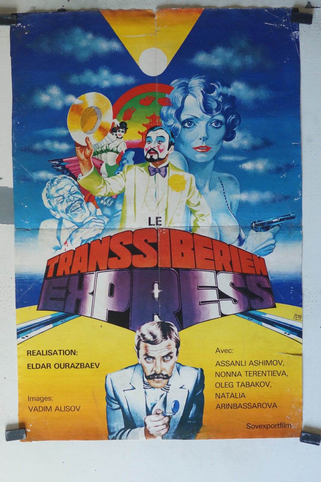 TRANSSIBERIEN EXPRESS MOVIE POSTER ORIGINAL (56X82) Assanli Ashimov , Nonna