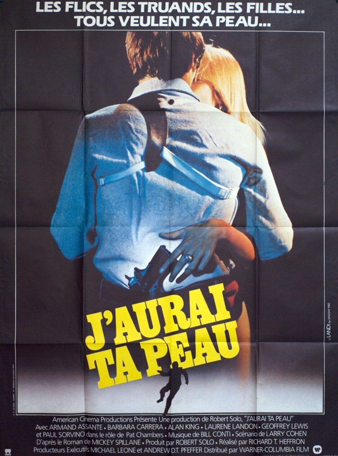 J’AURAI TA PEAU ORIGINAL MOVIE POSTER 120x160 ARMAND ASSANTE