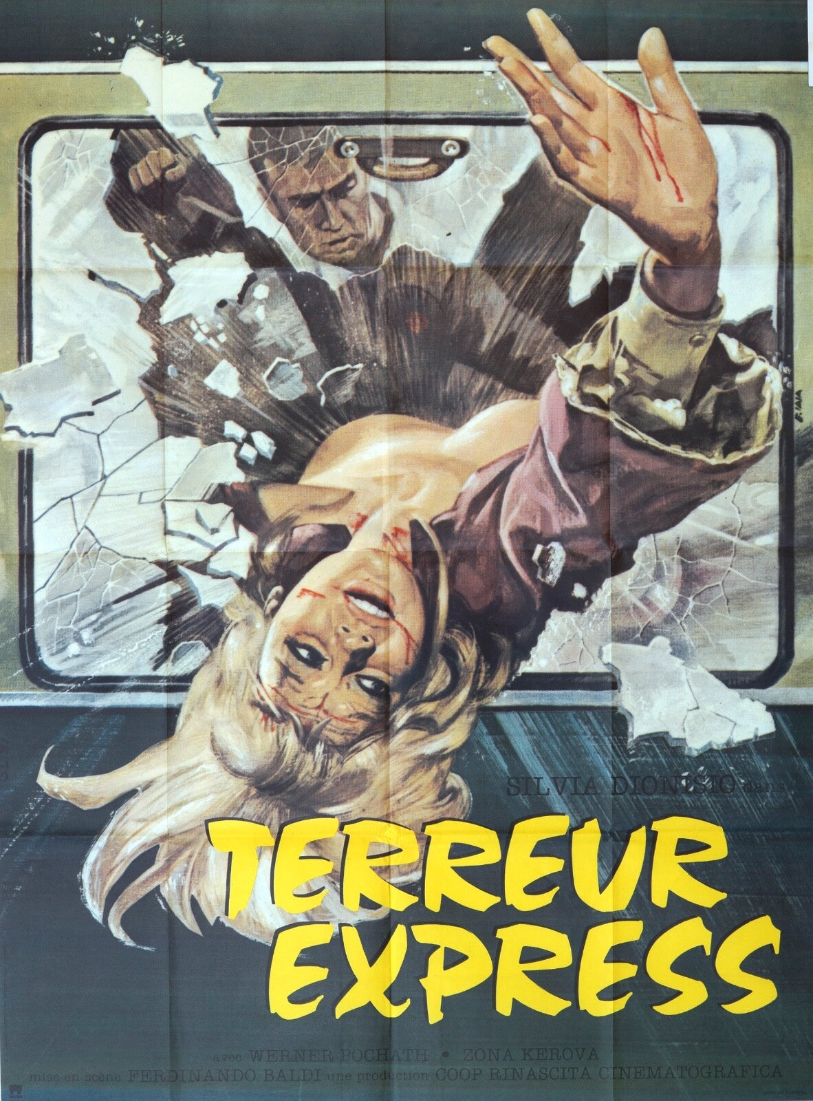 TERREUR EXPRESS MOVIE POSTER ORIGINAL 120x160 KEROVA