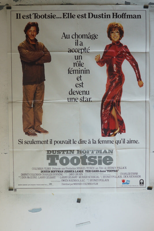 TOOTSIE MOVIE POSTER ORIGINAL 120x160 DUSTIN HOFFMAN