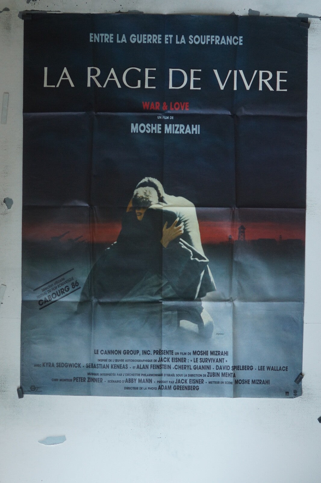 LA RAGE DE VIVRE MOVIE POSTER ORIGINAL 120x160 JACK EISNER