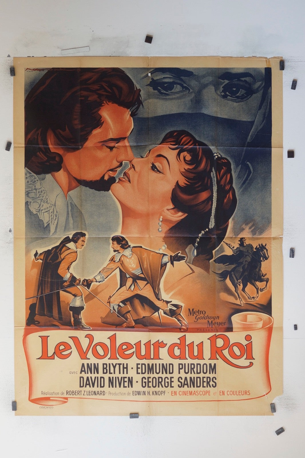 LE VOLEUR DU ROI  ANN BLYTH MOVIE POSTER ORIGINAL (120x160)