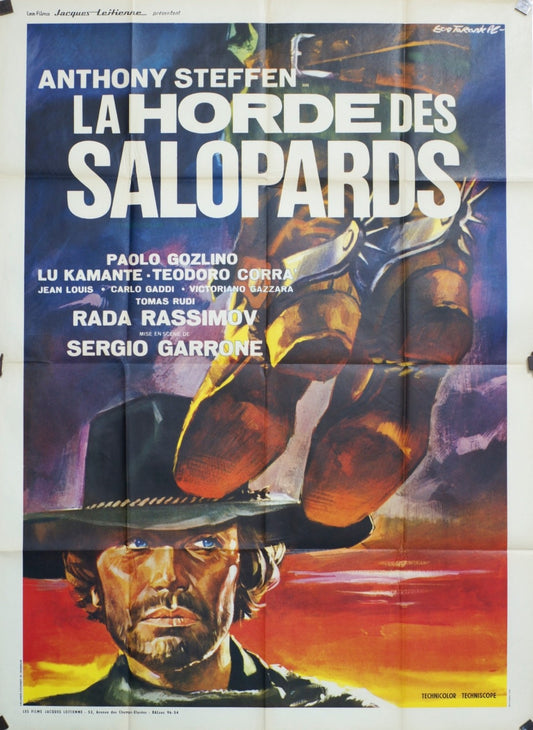LA HORDE DES SALOPARDS ANTHONY STEFFEN MOVIE POSTER ORIGINAL 120x160