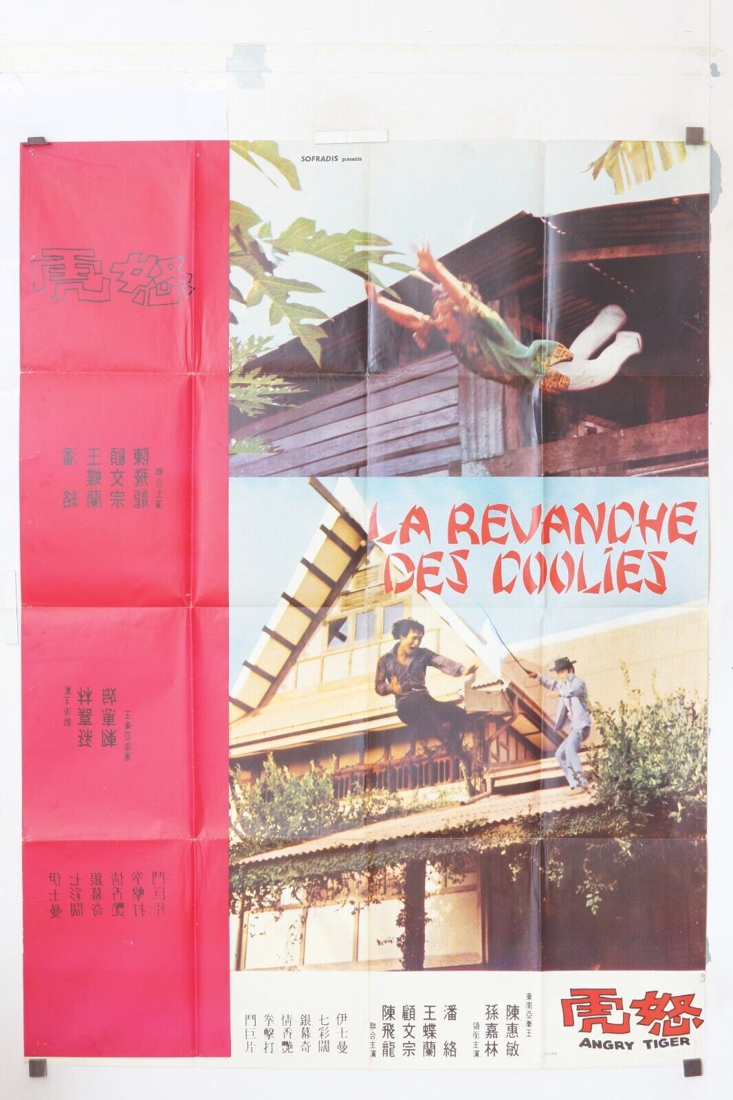 LA REVANCHE DES DOOLIES MOVIE POSTER ORIGINAL (120x160) ANGRY TIGER