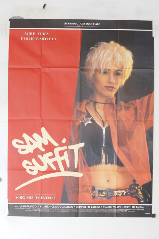SAM SUFFIT ORIGINAL MOVIE POSTER 120x160 CLAUDE CHABROL