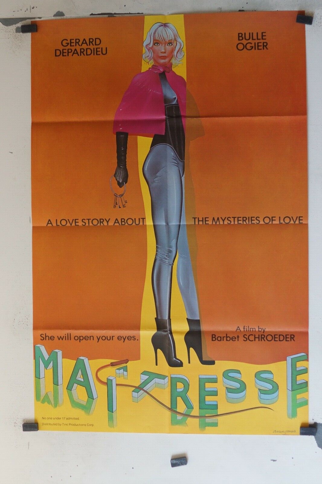 MAITRESSE POSTER ORIGINAL (69x103), GUY HAMILTON, PETER USTINOV