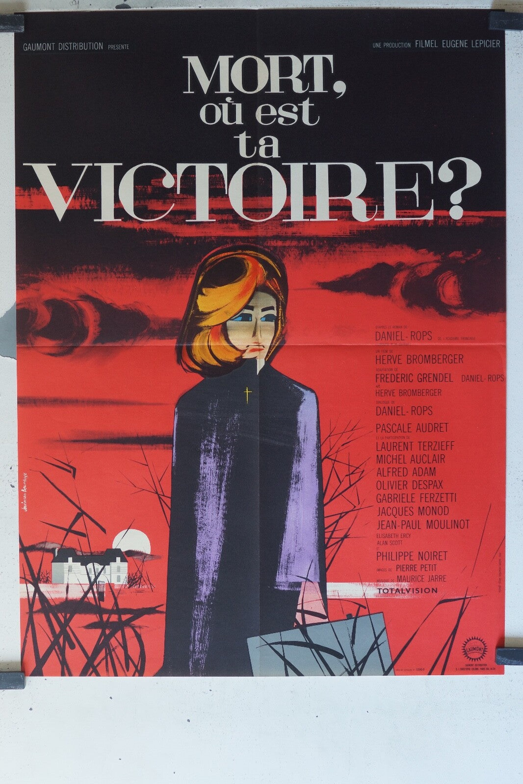 MORT OU EST TA VICTOIRE ? MOVIE POSTER ORIGINAL (60X80) Philippe Noiret