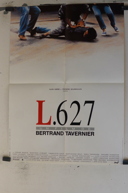 L.627 ORIGINAL MOVIE POSTER 60x80 Didier Bezace , Jean-Paul Comart