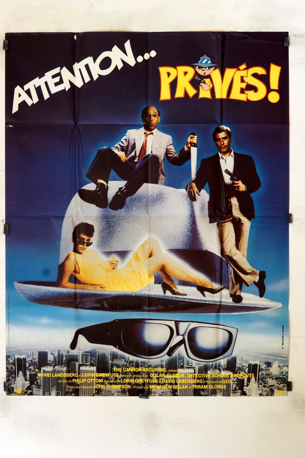 ATTENTION…PRIVÉS ! DAVID LANDSBERG MOVIE POSTER 120x160  JOHN WAYNE