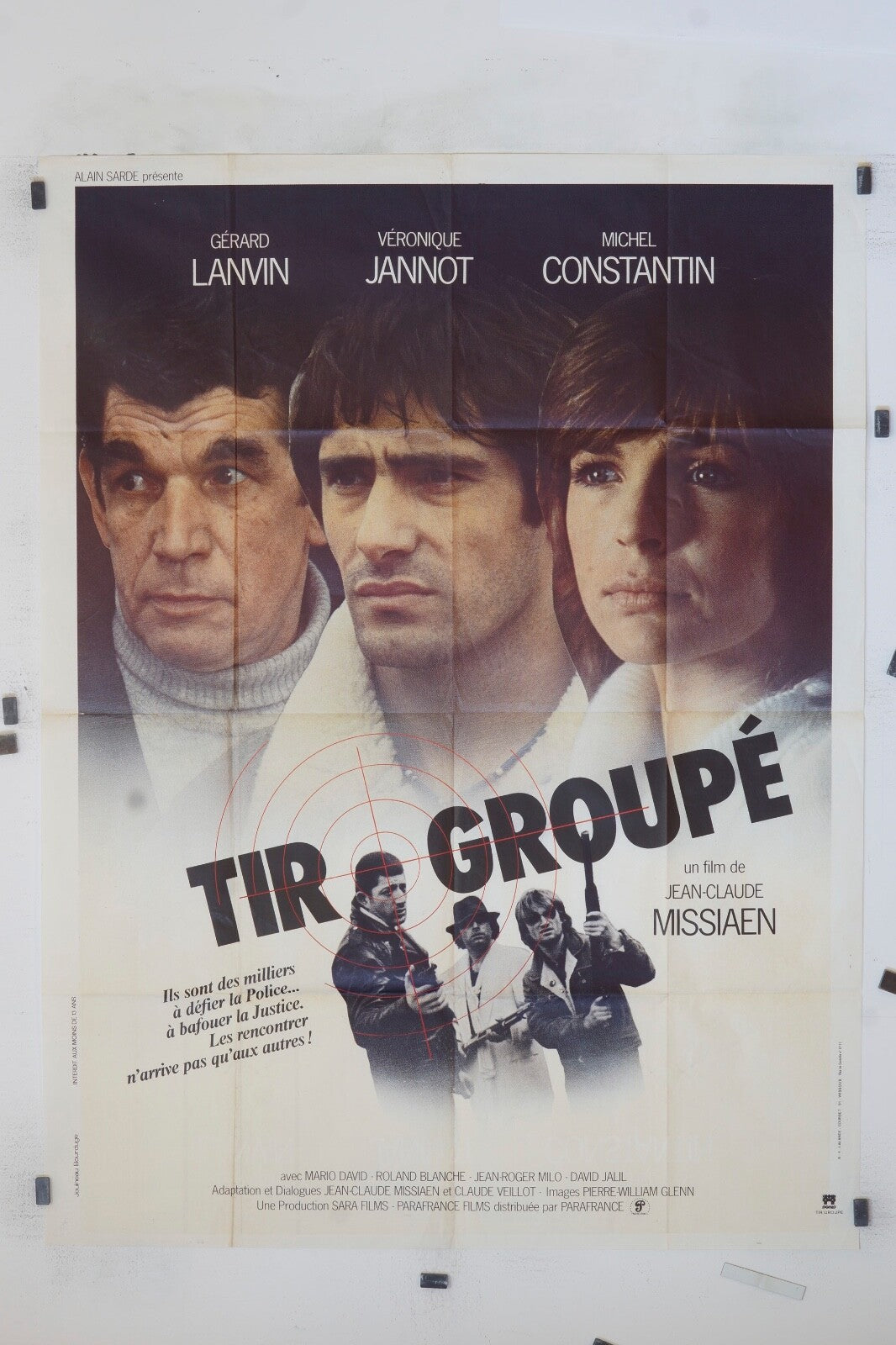 TIR GROUPÉ GÉRARD LANVIN MOVIE POSTER ORIGINAL 120x160