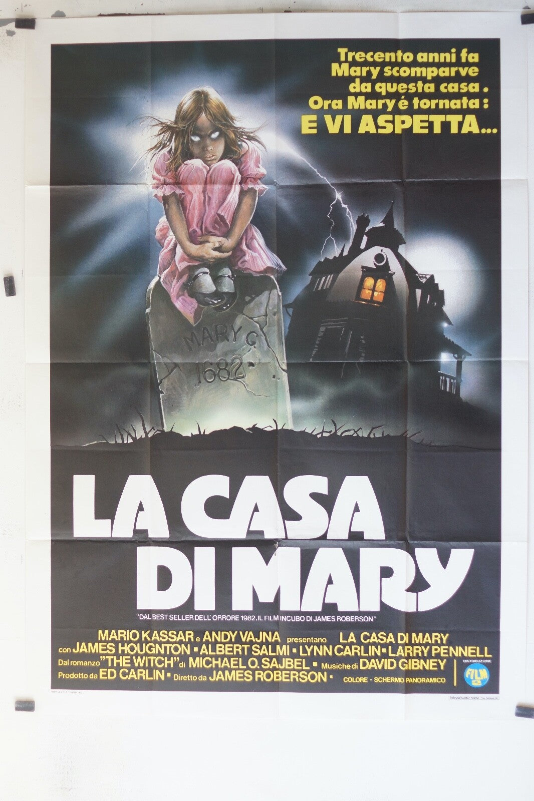 LA CASA DI MARY (1982) ORIGINAL MOVIE POSTER MARIO KASSAR – ANDY VAJNA