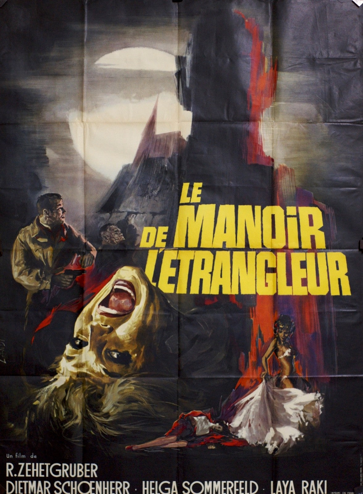 LE MANOIR DE L’ÉTRANGLEUR R. ZEHETGRUBER MOVIE POSTER ORIGINAL 120x160