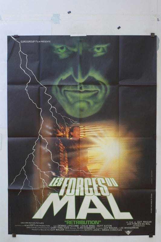 LES FORCES DU DU MAL POSTER ORIGINAL 120x160 BRIGITTE BARDOT