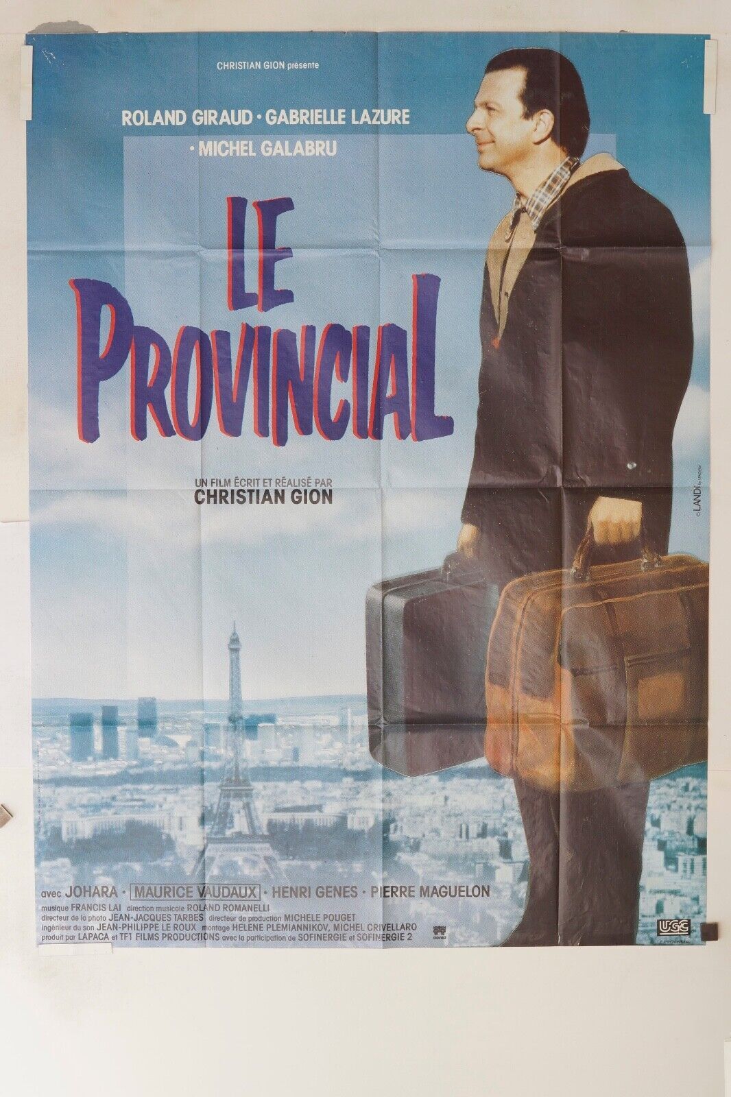 LE PROVINCIAL ORIGINAL MOVIE POSTER 120x160  ROLAND GIRAUD