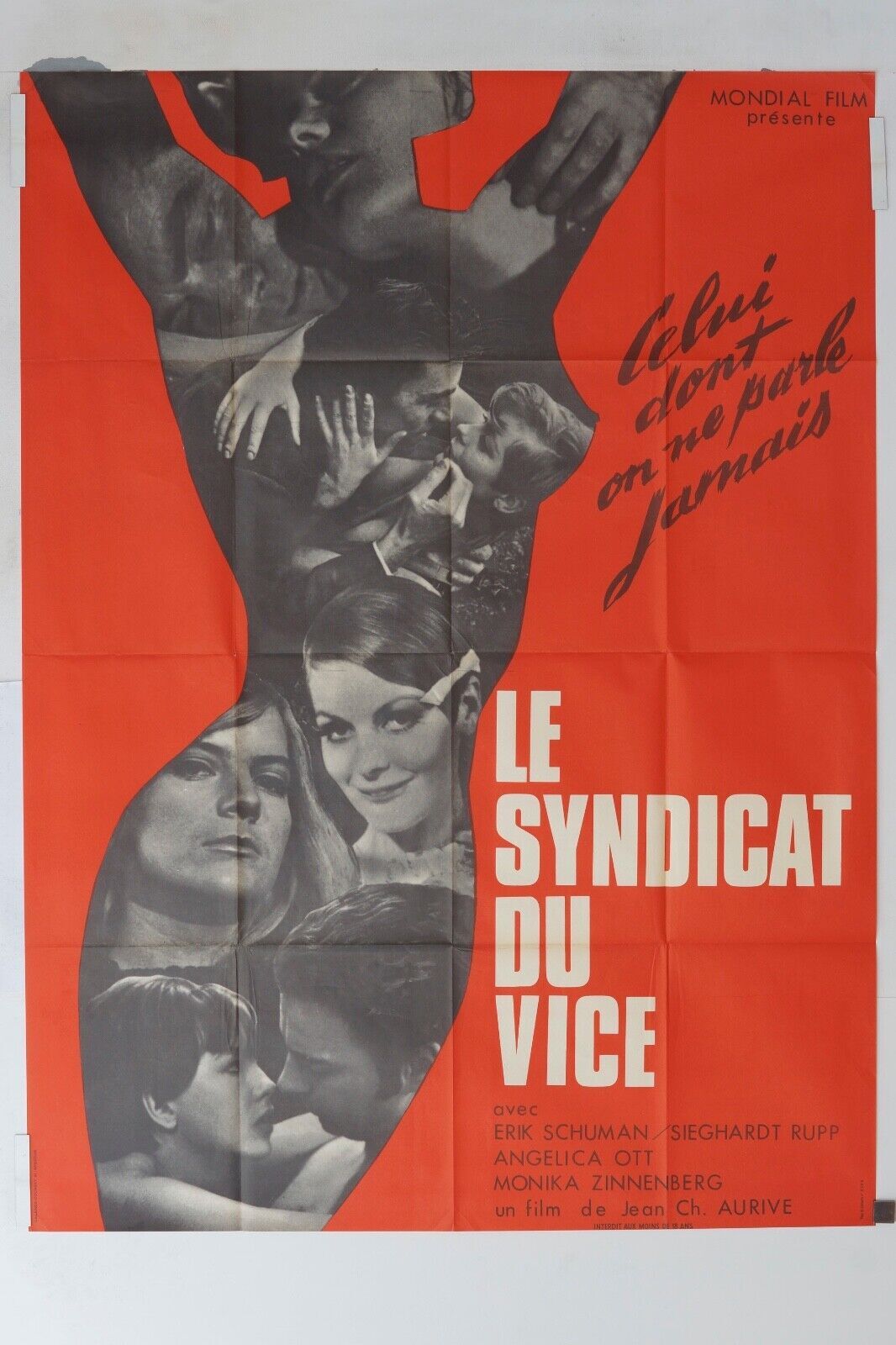 LE SYNDICAT DU VICE MOVIE POSTER ORIGINAL 120x160 ERIC SCHUMAN