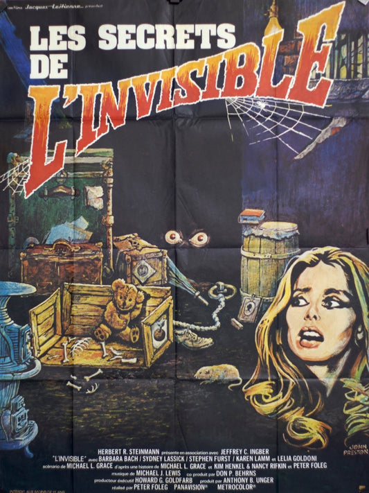 LES SECRETS DE L’INVISIBLE BARBARA BACH MOVIE POSTER ORIGINAL 120x160