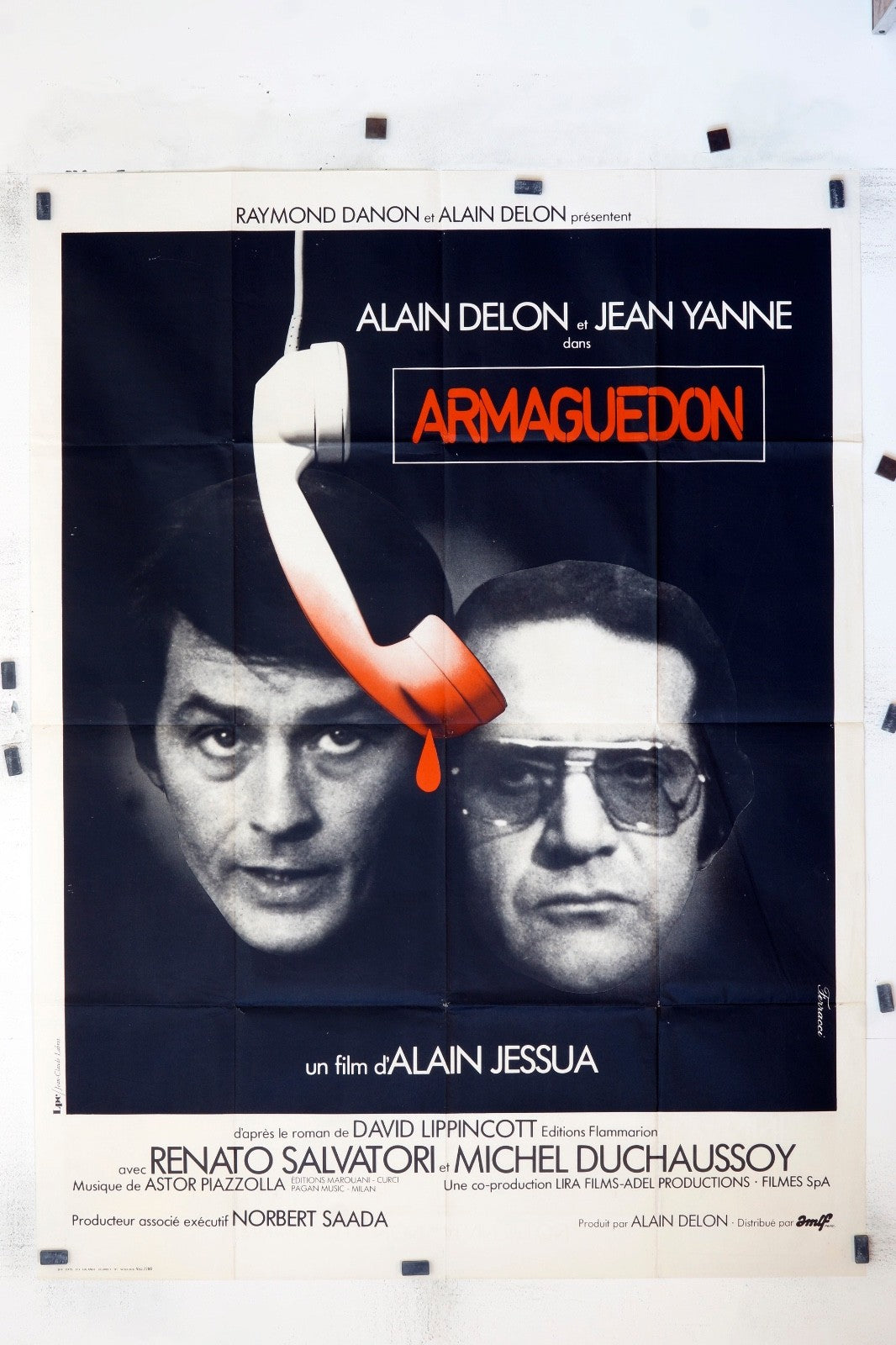 ARMAGUEDON ALAIN DELON POSTER ORIGINAL 120x160